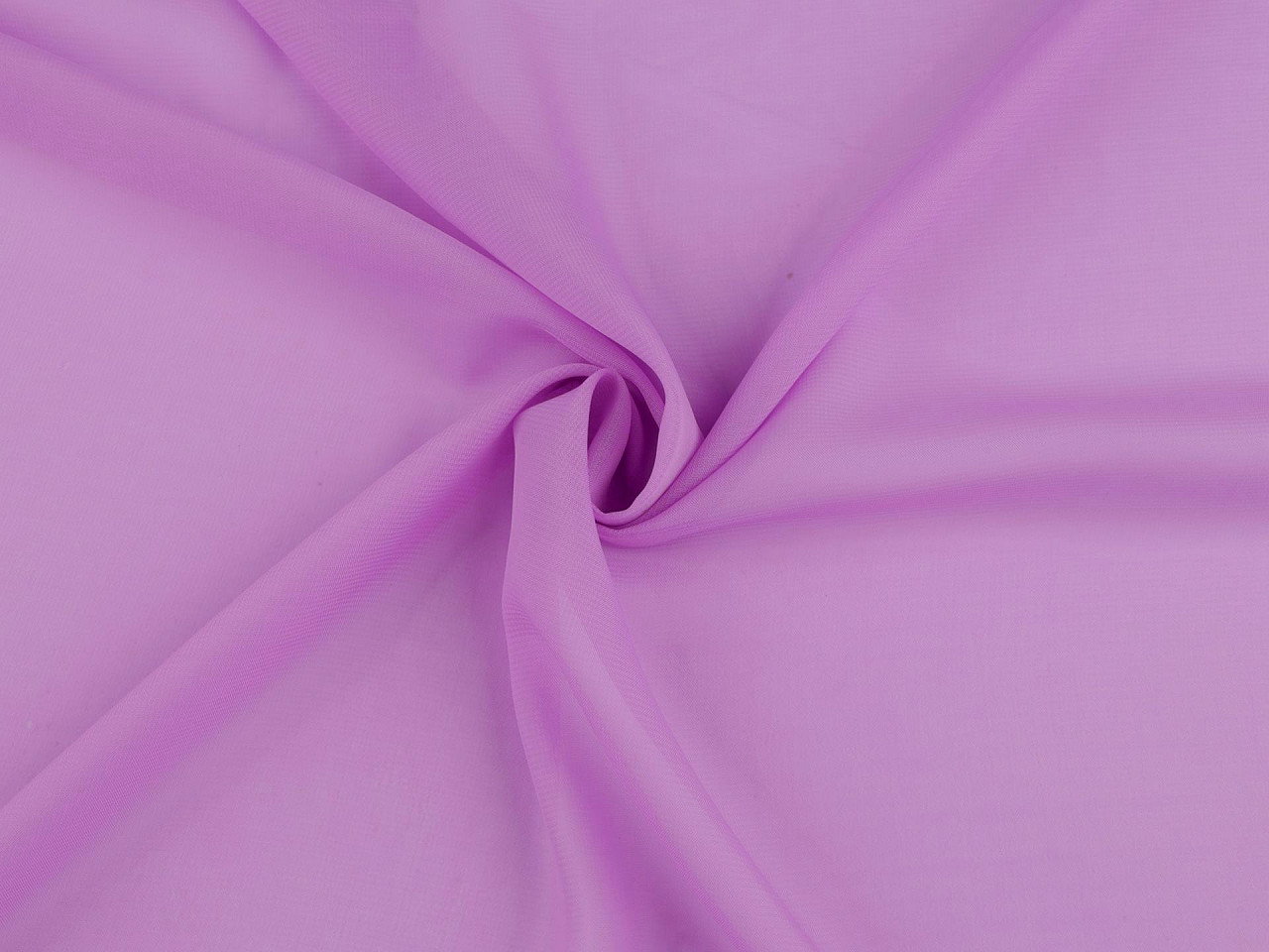 Chiffon glatt - Lila violett (1 Meter)