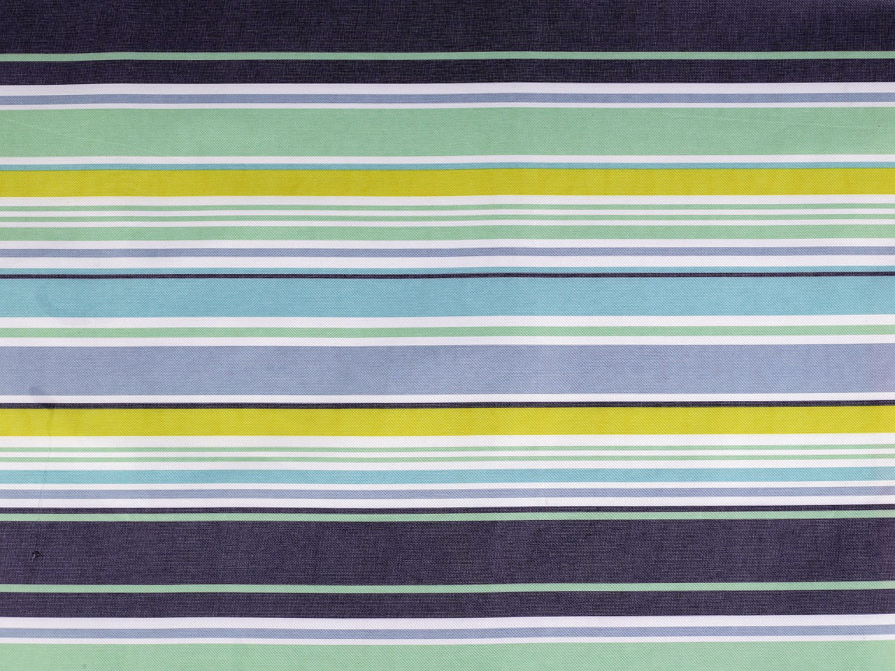 Kinderwagen-stoff 600d streifen mit pvc-behandlung - Créme (1 Meter)