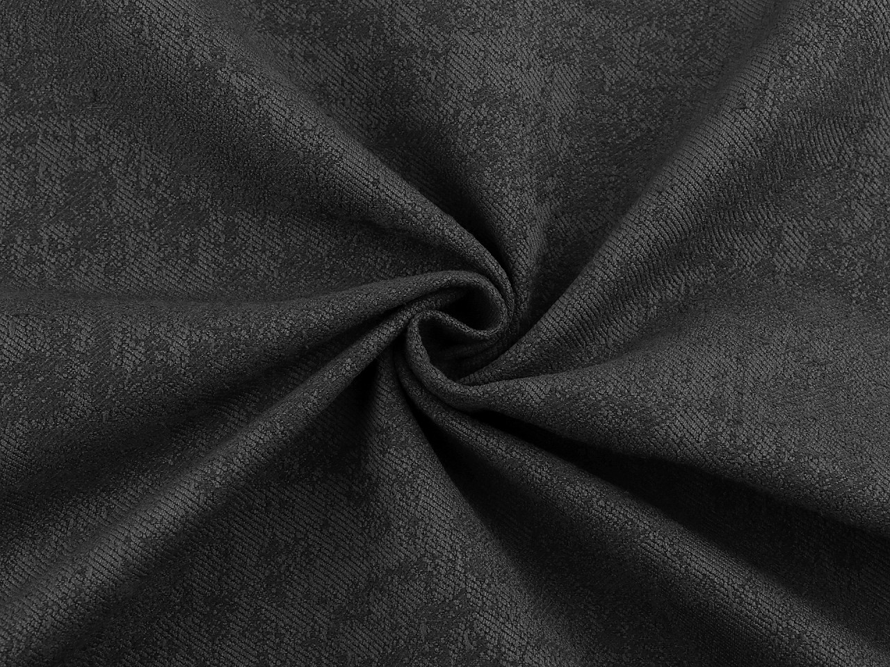 Dekorativer bezugsstoff mit chenille-struktur - Grau-trüb (1 Meter)