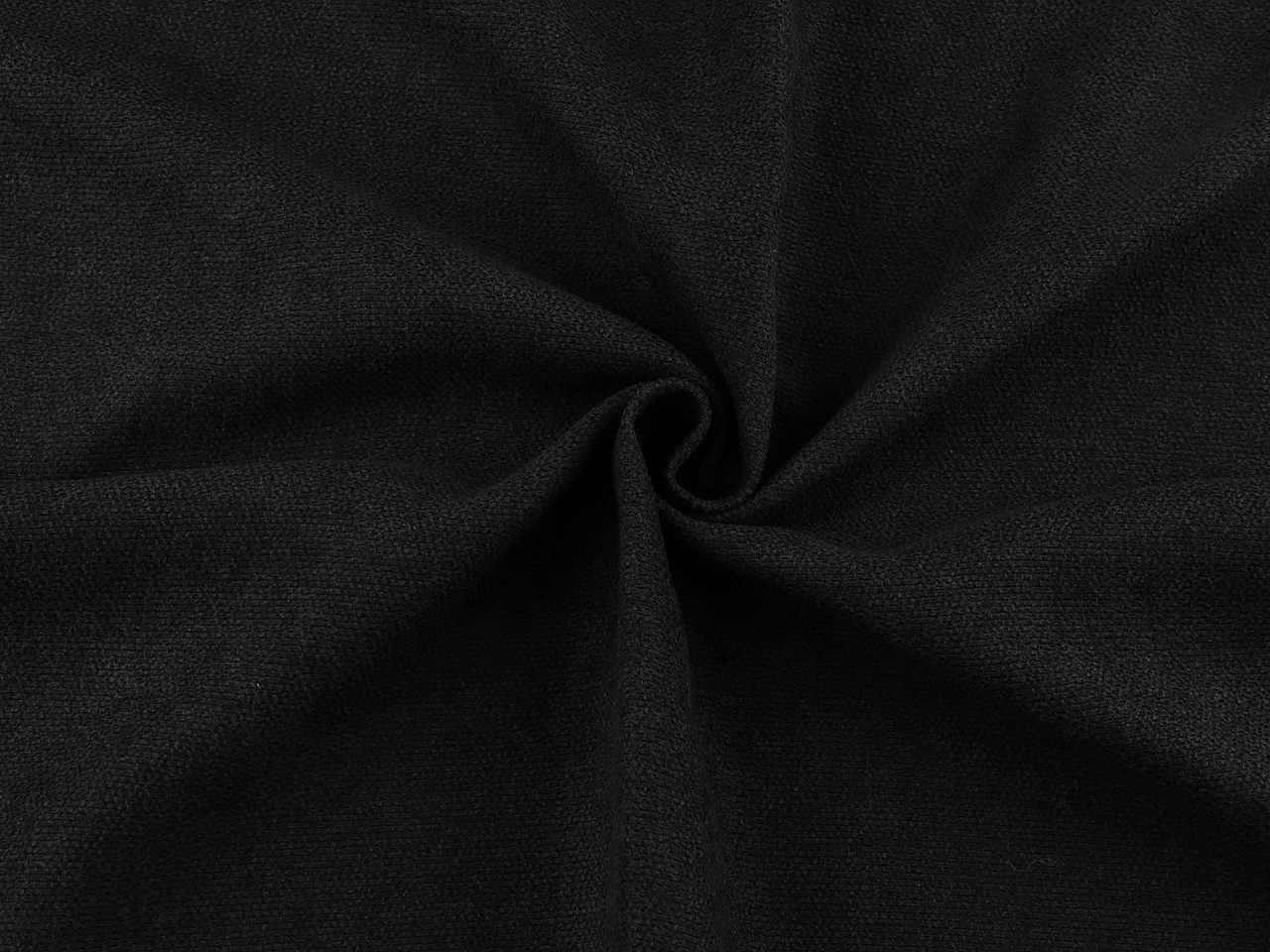 Dekostoff mit chenille-struktur - Grau (1 Meter)