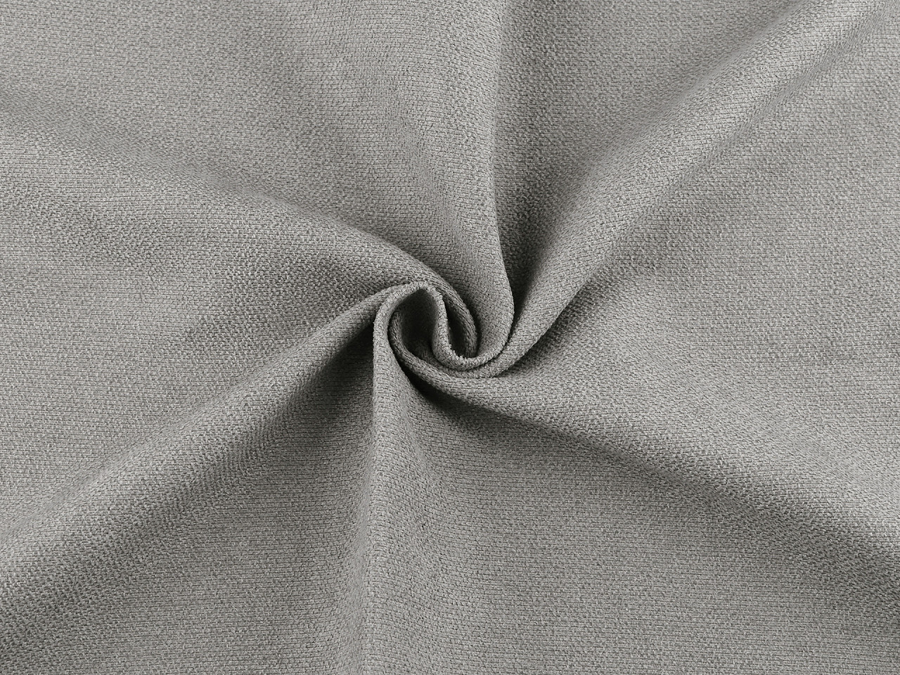 Dekostoff mit chenille-struktur - Grau (1 Meter)