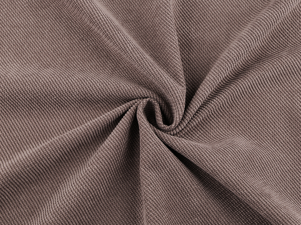 Dekostoff mit chenille-struktur - Blau (1 Meter)