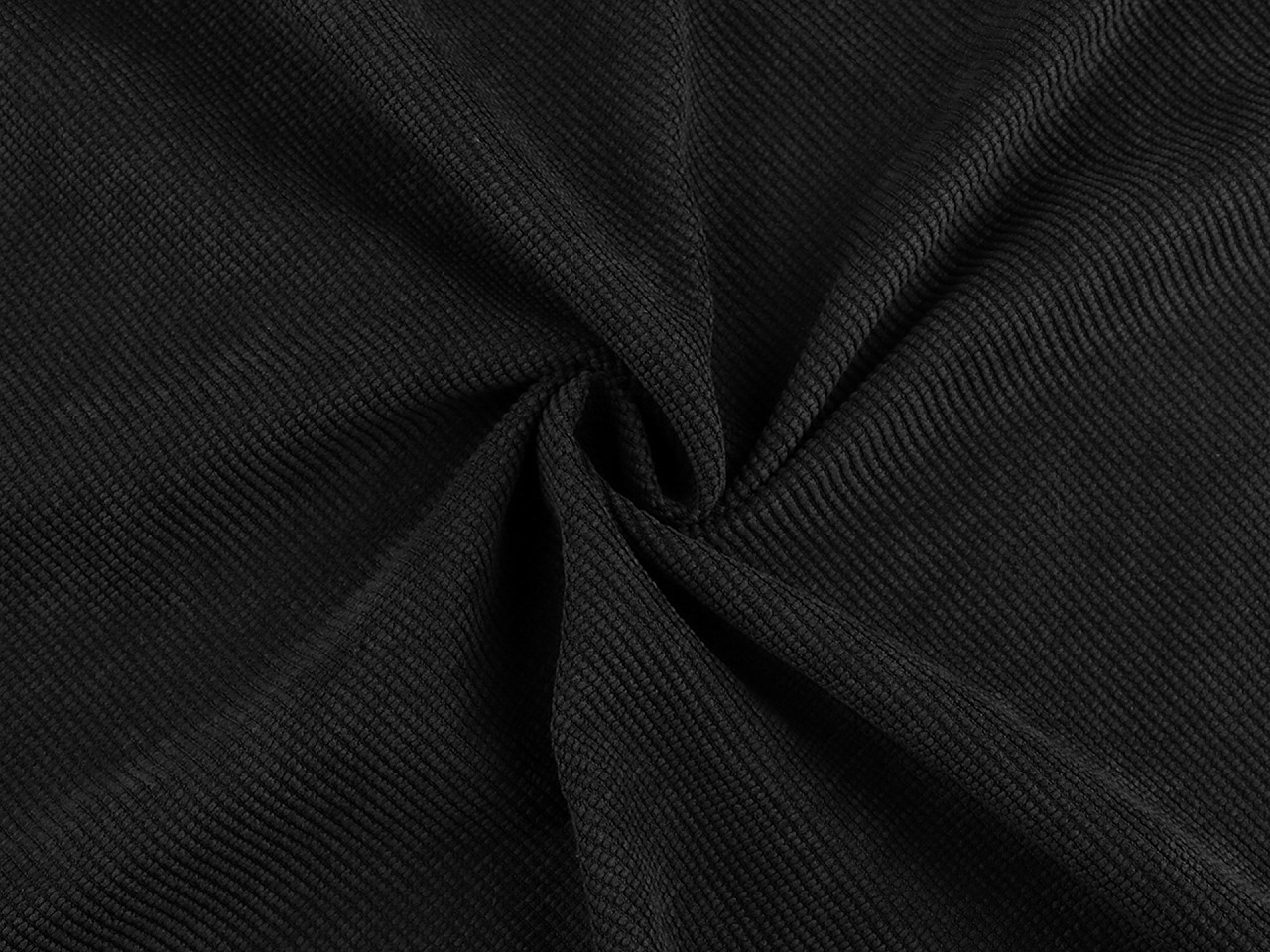 Dekostoff mit chenille-struktur - Blau (1 Meter)