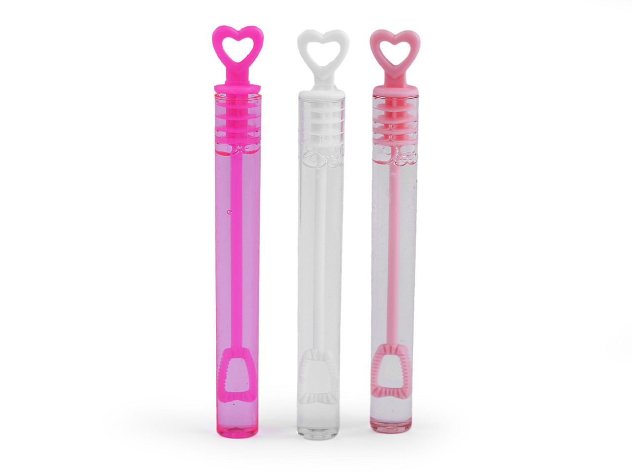 Seifenblasenröhrchen für hochzeit, herz - Mix (48 Stücke)