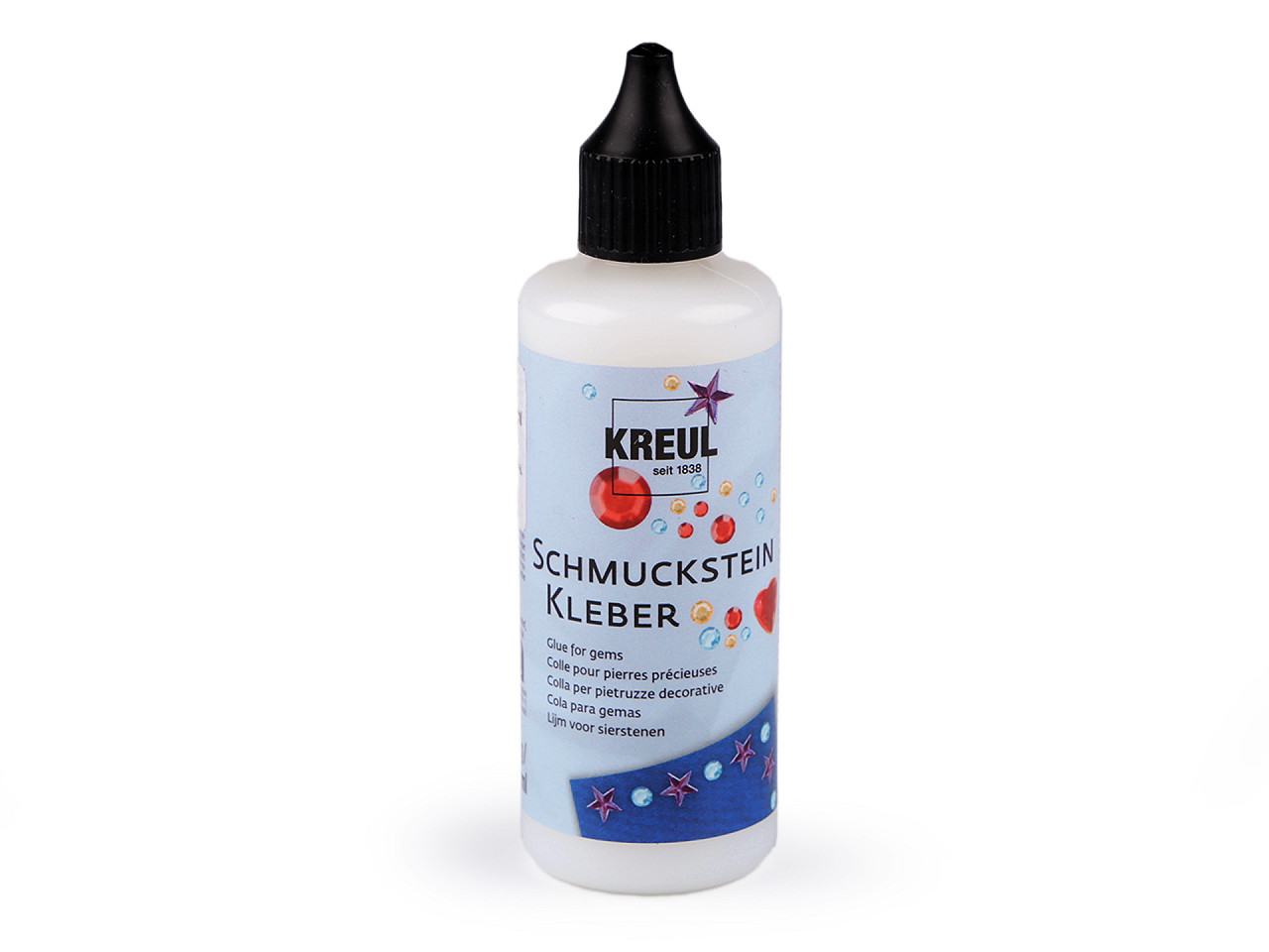 Kleber für schmucksteine/strasssteine, 80 ml - Transparent (1 Stück)