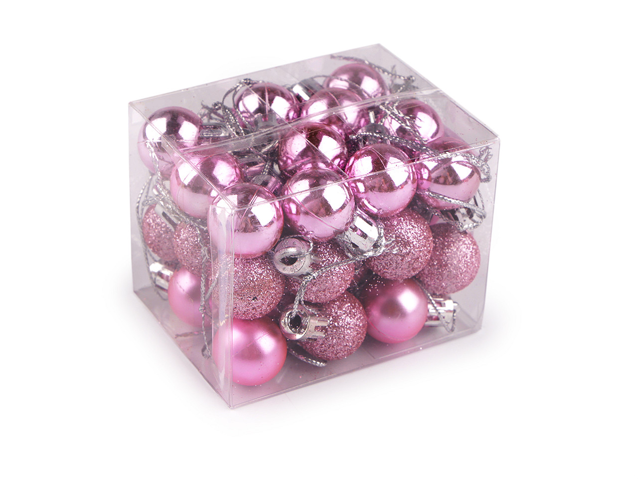 Weihnachtskugeln, ø 20 mm - Silber (1 Dosis)