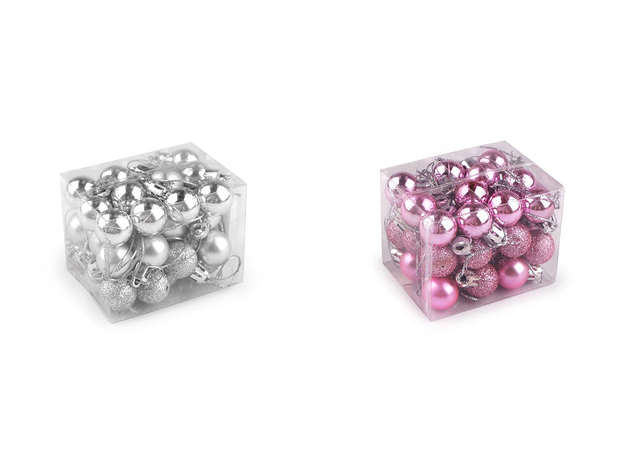 Weihnachtskugeln, ø 20 mm - Silber (1 Dosis)