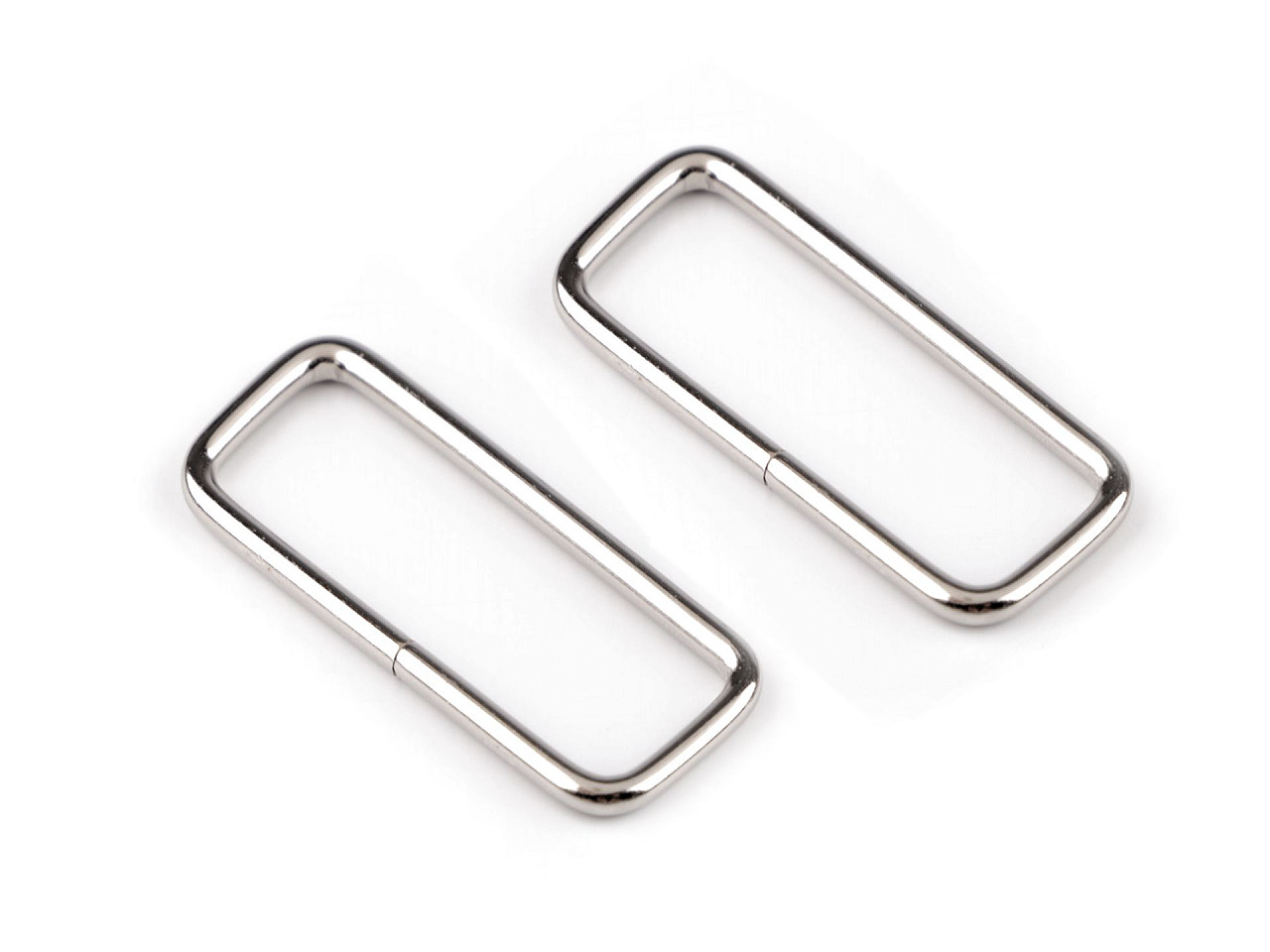 Durchzug, breite 50 mm - Nickel (10 Stücke)