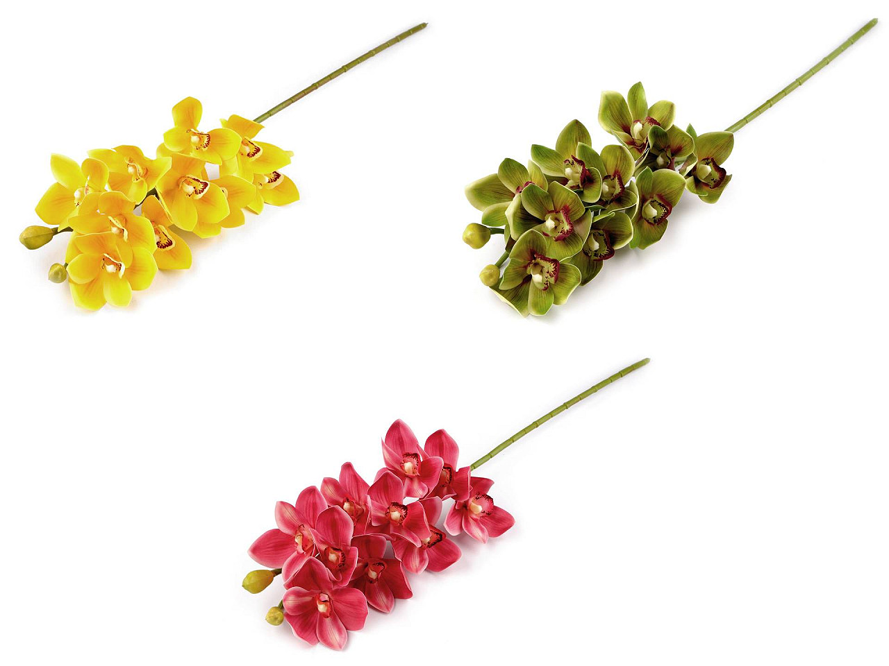 Künstliche orchidee lang - Pink (1 Stück)