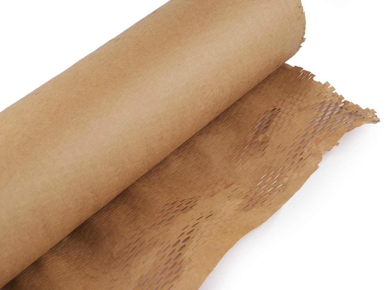 Wabenpapier/einwickelpapier ökologisch, breite 50 cm - Naturbraun (1 Stück)