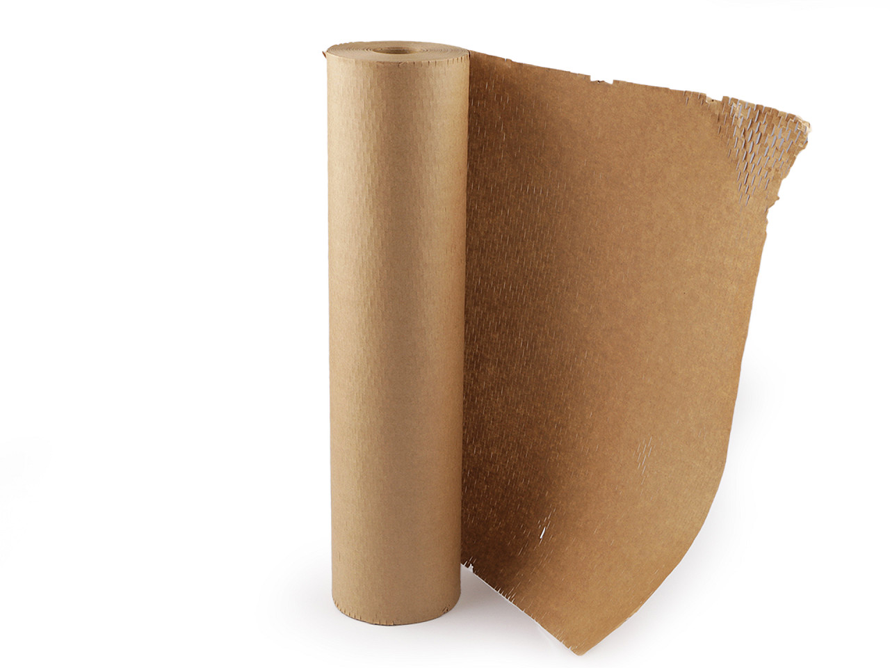 Wabenpapier/einwickelpapier ökologisch, breite 50 cm - Naturbraun (1 Stück)