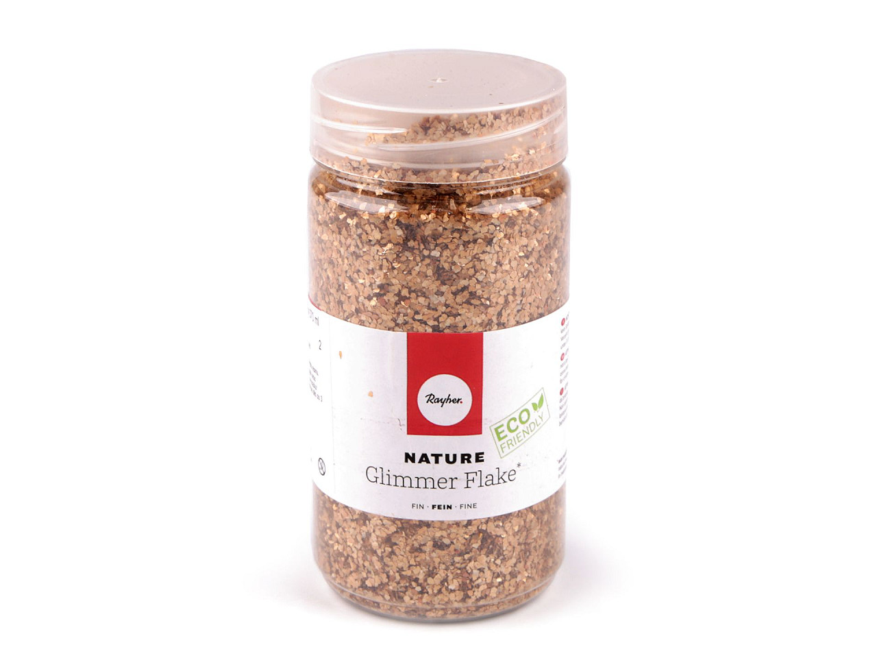 Dekorative glimmerflocken, 370 ml - Rosagold (1 Stück)