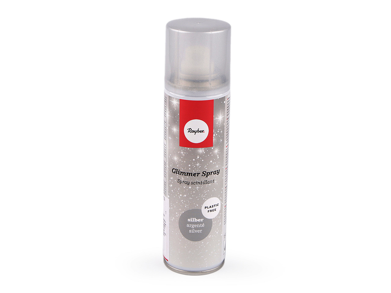 Glimmerspray mit perlglanz, 150 ml - Silber (1 Stück)