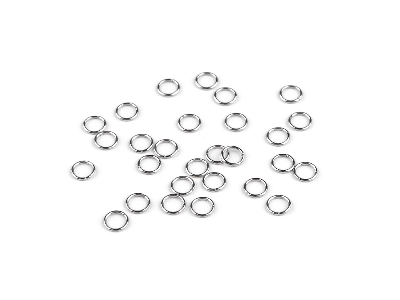 Verbindungsring aus edelstahl geschlossen, ø 6; 7; 9; 10 mm - Platine (10 Gramm)