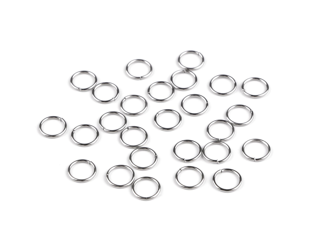 Verbindungsring aus edelstahl geschlossen, ø 6; 7; 9; 10 mm - Platine (10 Gramm)